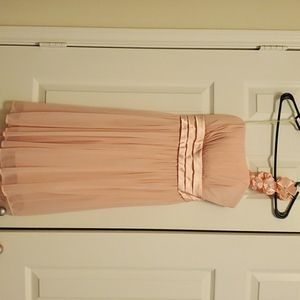 Pink bridal or formal dress